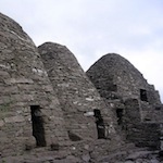 Beehive Huts at the Monastic Settlement at Skellig Michael, Ireland
